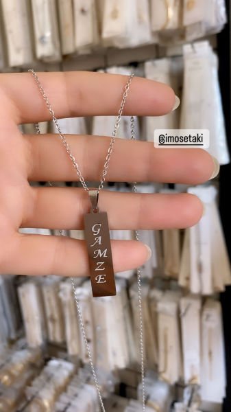 Çelik Kişiye Özel Göz Kolye