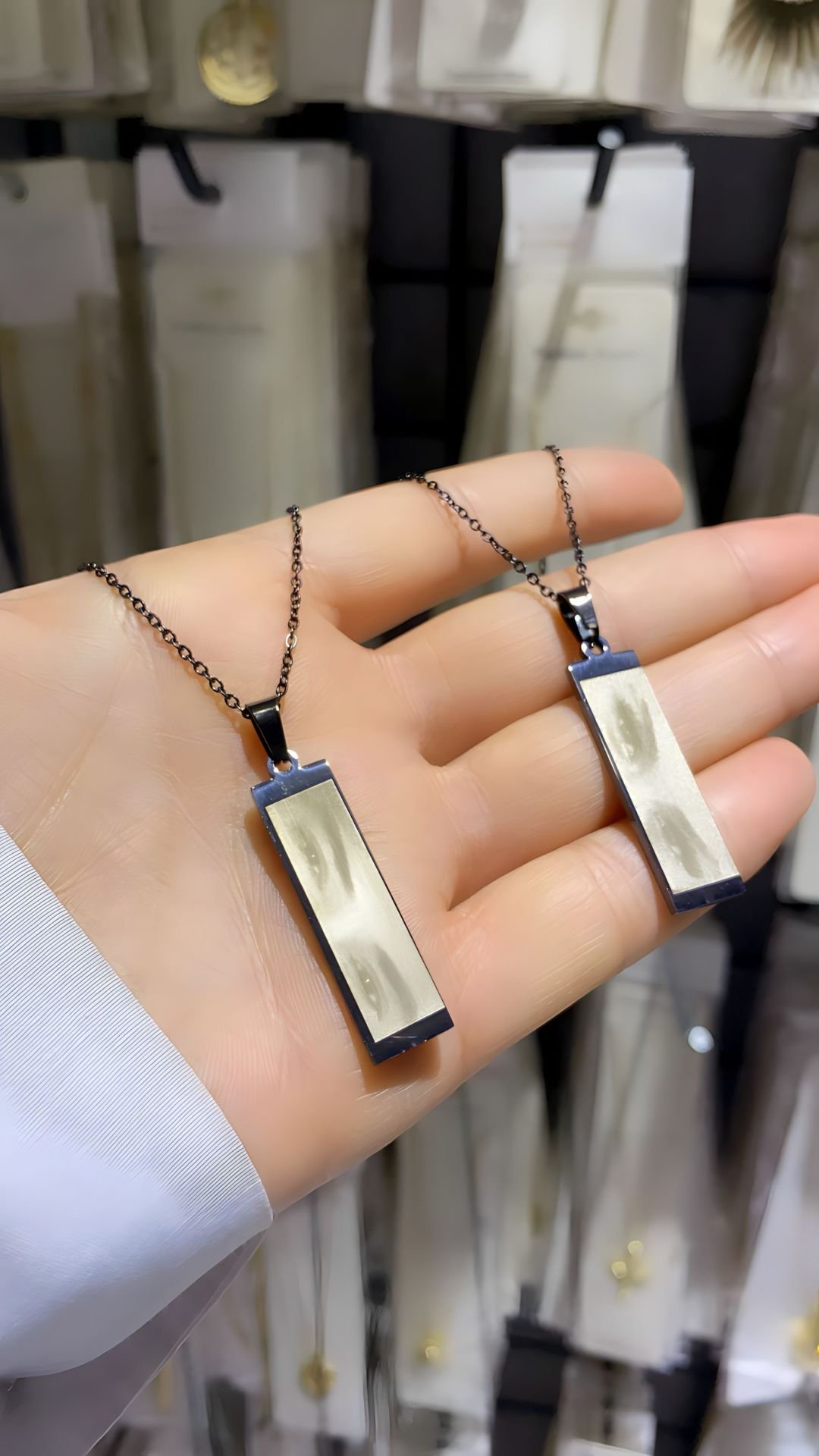 Çelik Kişiye Özel Göz Kolye