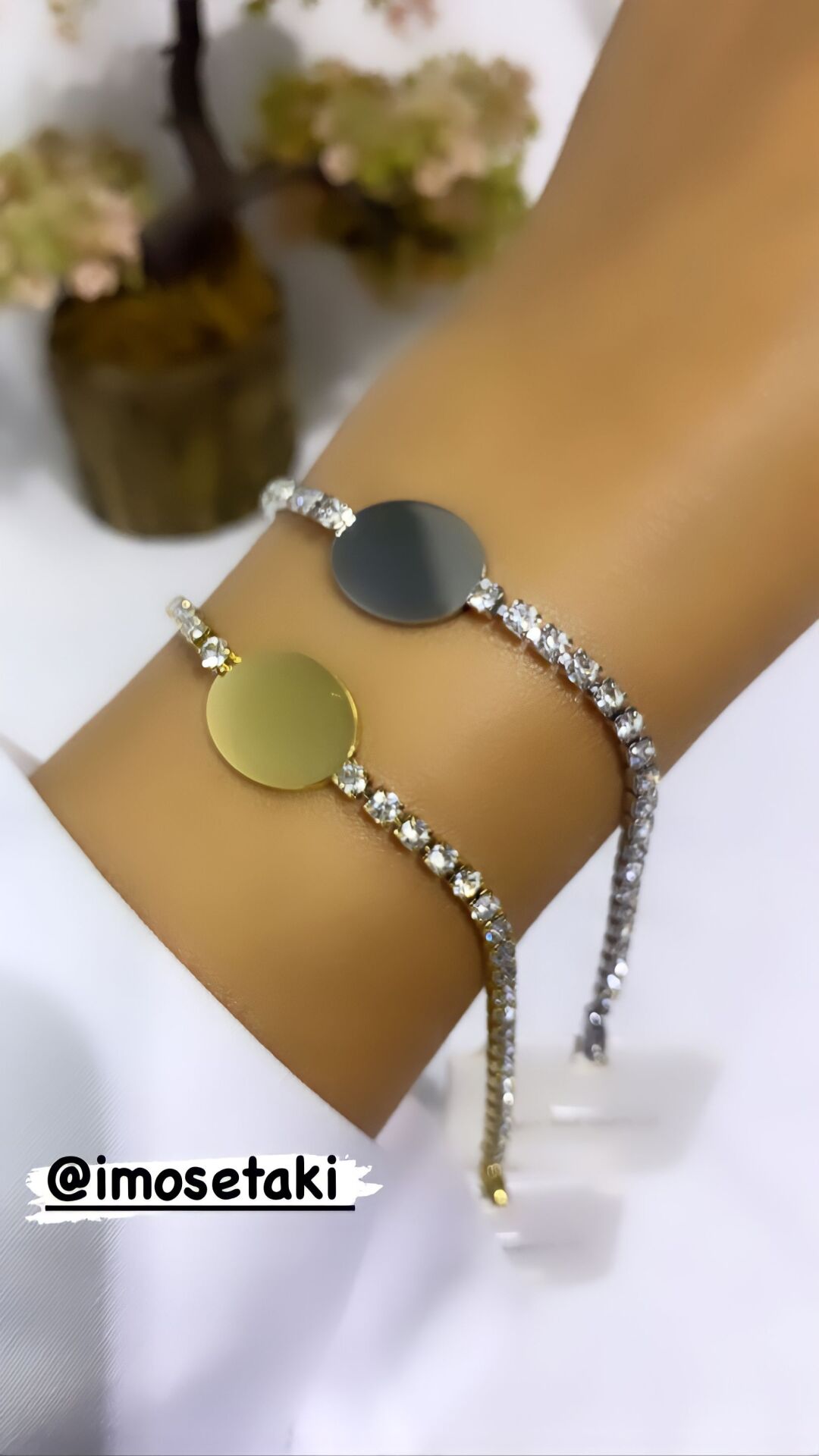 ÇELİK KİŞİYE ÖZEL ZİRKON TAŞLI BİLEKLİK