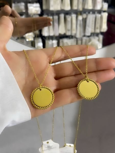 Çelik Kişiye Özel İsimli Kolye