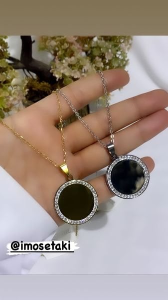 ÇELİK KİŞİYE ÖZEL İSİM YAZILAN KOLYE