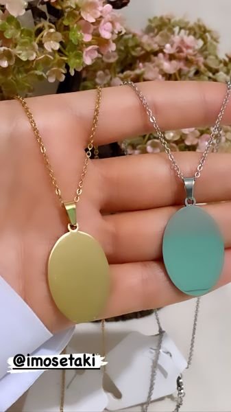 Çelik Kişiye Özel İsimli Kolye