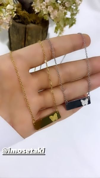 ÇELİK KİŞİYE ÖZEL İSİM YAZILAN KOLYE