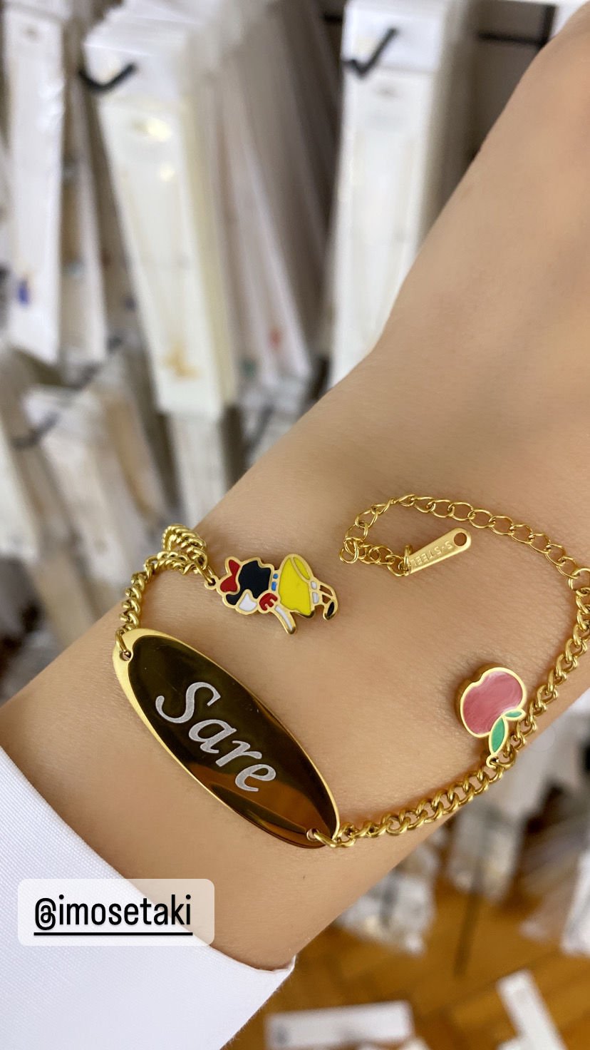 Çelik Kişiye Özel Çocuk Künyesi