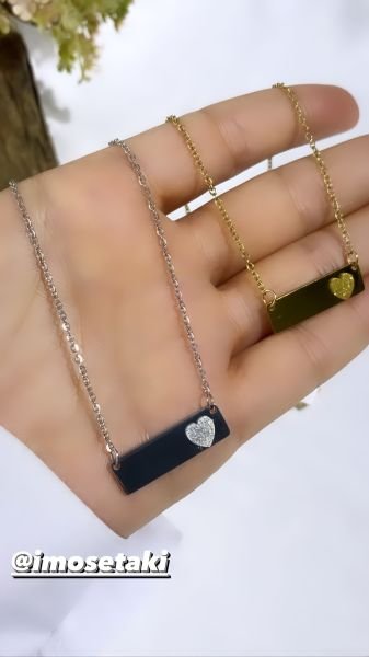 ÇELİK KİŞİYE ÖZEL İSİM YAZILAN KOLYE