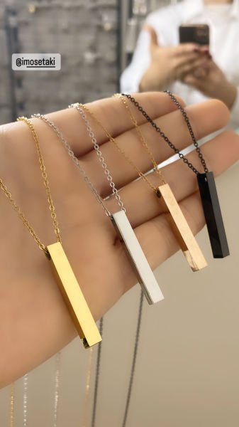 Çelik Kişiye Özel Murat Boz Kolyesi