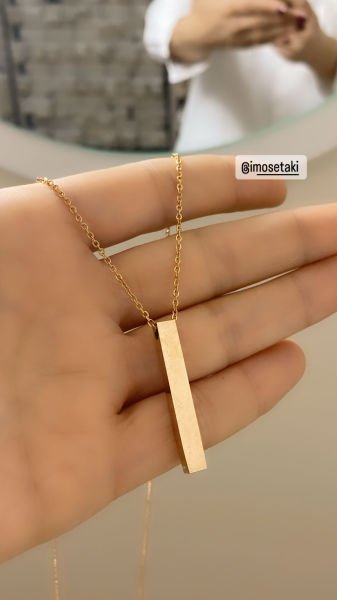 Çelik Kişiye Özel Murat Boz Kolyesi