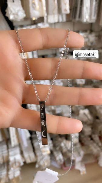 Çelik Kişiye Özel Murat Boz Kolyesi