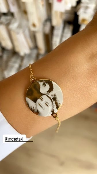 Çelik Kişiye Özel Resimli Bileklik