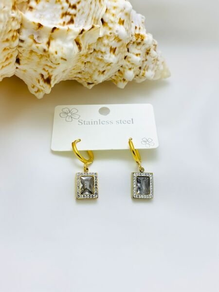 ÇELİK  TAŞLI KÜPE